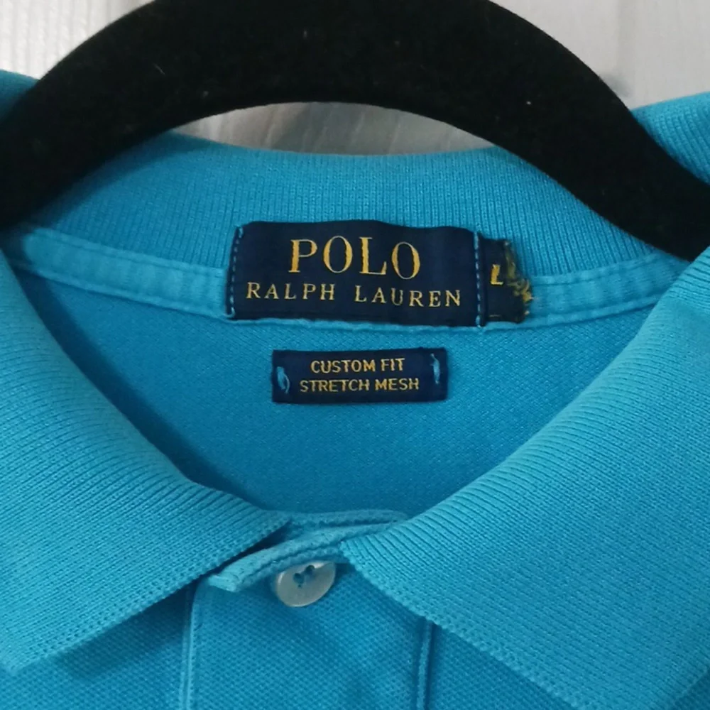Polo Ralph Lauren Blue Short Sleeve Polo Men's Size Large